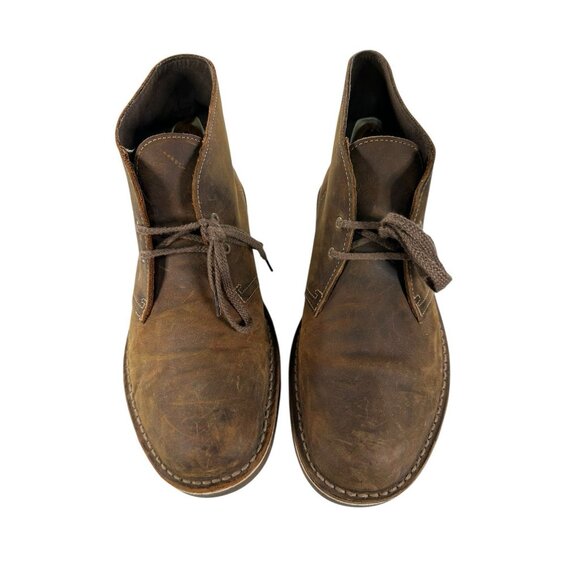 Clarks Originals Men 8M Brown Nubuck Leather Chukka Lace Up  Ankle Desert Boots main image 7